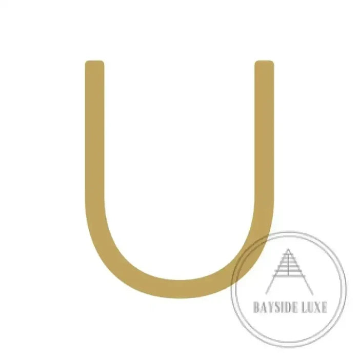 Brushed Satin Brass / 20 cm / U