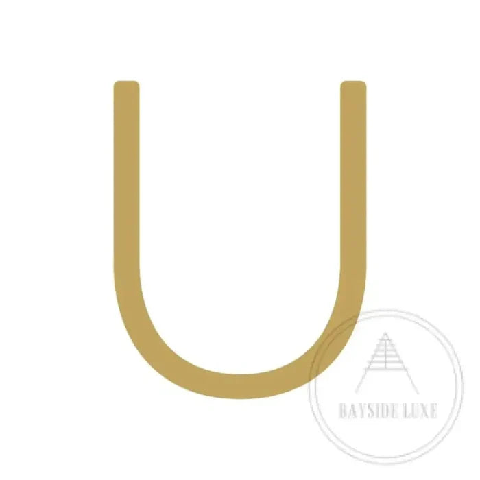 Brushed Satin Brass / 15 cm / U