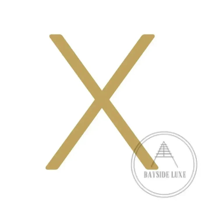 Brushed Satin Brass / 20 cm / X