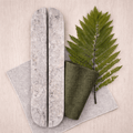 Cabinet Knobs & Handles Bayside Luxe Silver Grey Travertine Cabinetry Handles - 320mm (Pair)