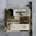 Cabinet Knobs & Handles Bayside Luxe Solid Antique Brass Bamboo Cabinetry Handles