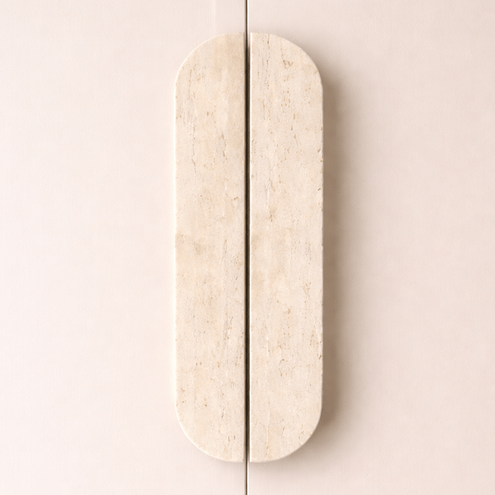 Cabinet Knobs & Handles Bayside Luxe Travertine Cabinetry Handles -  320mm (Pair)