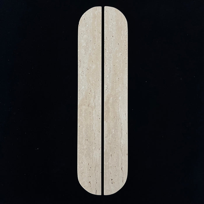 Cabinet Knobs & Handles Bayside Luxe Travertine Cabinetry Handles -  320mm (Pair)