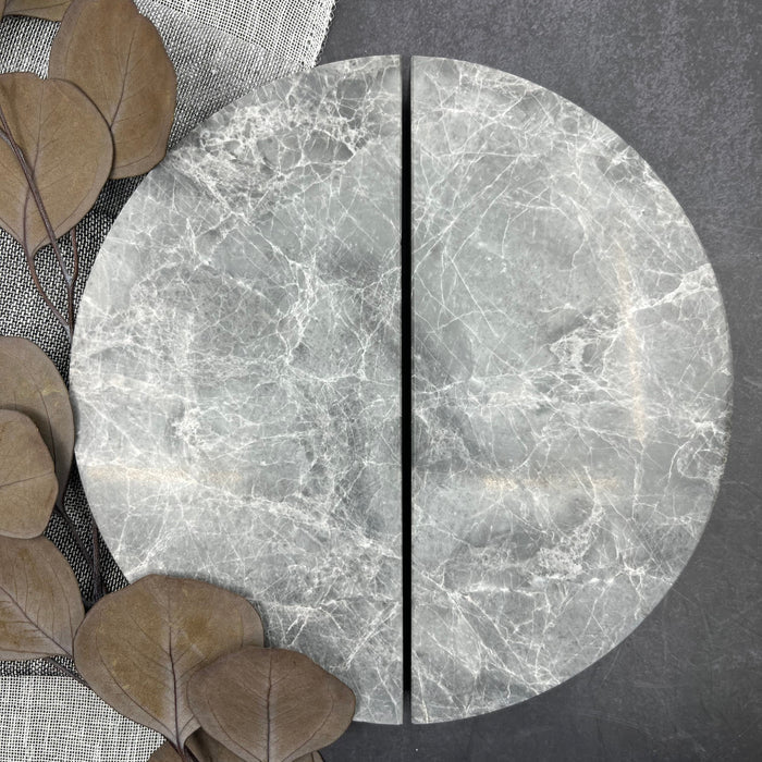 Cabinet Knobs & Handles Bayside Luxe Tundra Grey Marble Cabinetry Handles -  320mm (Pair)