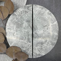 Cabinet Knobs & Handles Bayside Luxe Tundra Grey Marble Cabinetry Handles -  320mm (Pair)