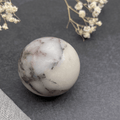 Bayside Luxe Viola Calacatta Marble Door Knob - 40mm