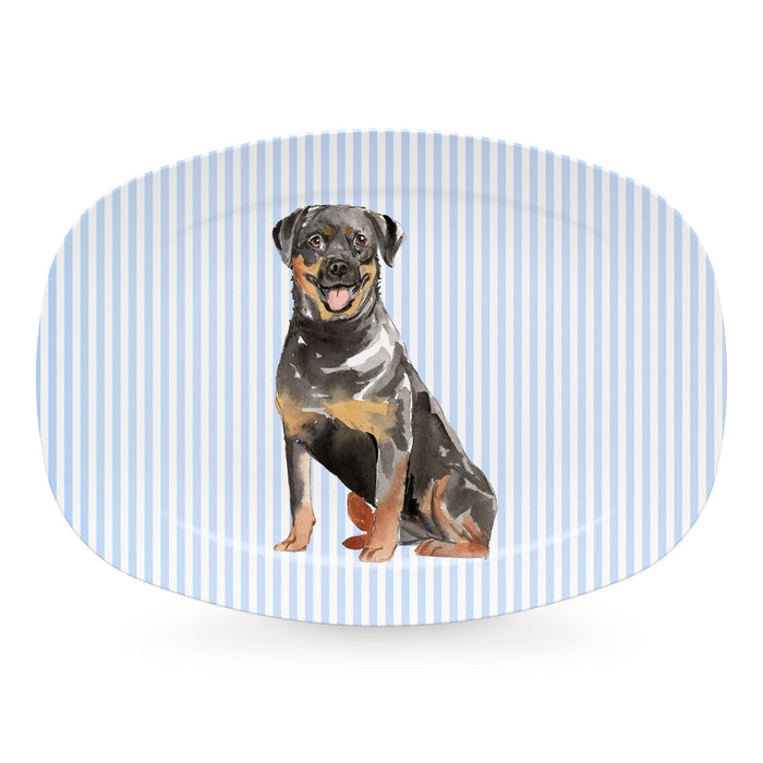 Best Friends Rottweiler Platter- | Mariposa
