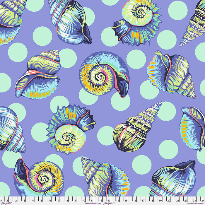 Big Shelly- Marine Backing Fabric- Floral Reef