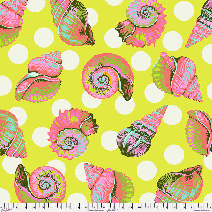 Big Shelly- Seagrass Backing Fabric- Floral Reef