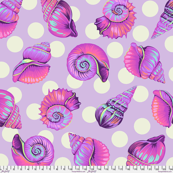 Big Shelly- Ultraviolet- Backing Fabric Floral Reef