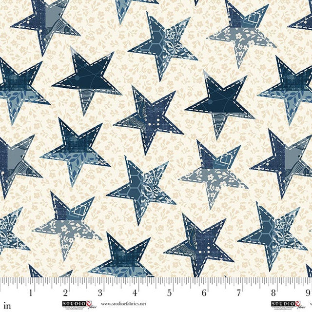 Big Stars on Cream- Pieces of America