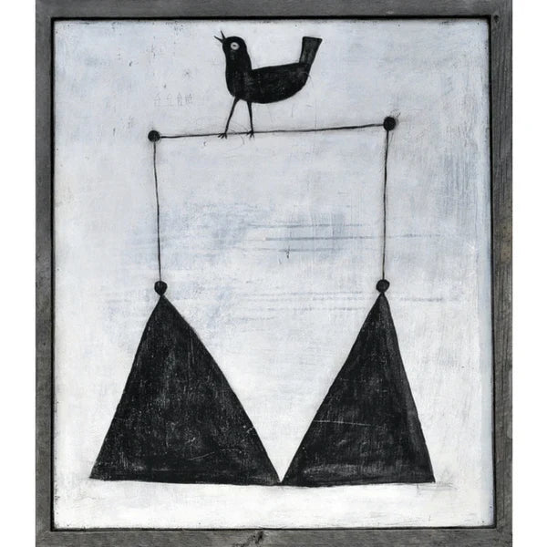 Bird on a Wire Art Print