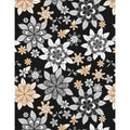 Black Large Floral- Cottage Reverie