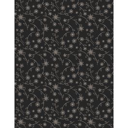 Black Small Floral Toss- Cottage Reverie