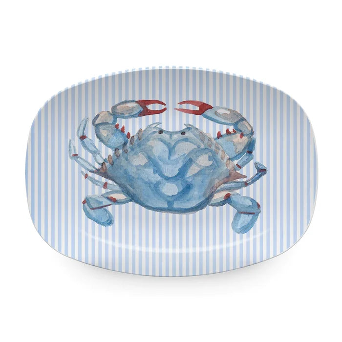 Blue Crabby Platter
