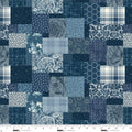Blue Patchwork- Pieces of America