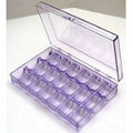 Bobbin Box deluxe Hinged clear cover.