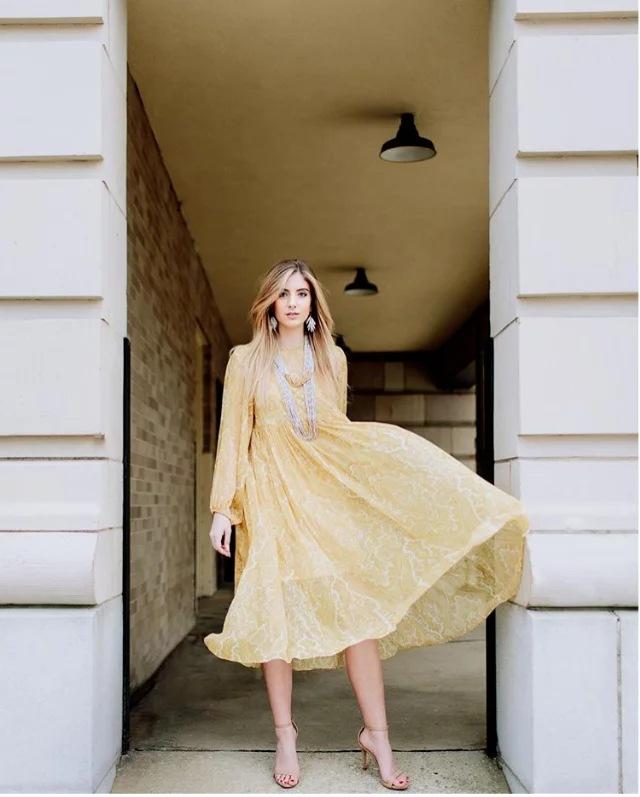 Bohemian Holiday Style Loose Two-piece Long Dress