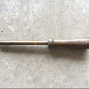 Pin, belaying, brass, medium size - Annapolis Maritime Antiques