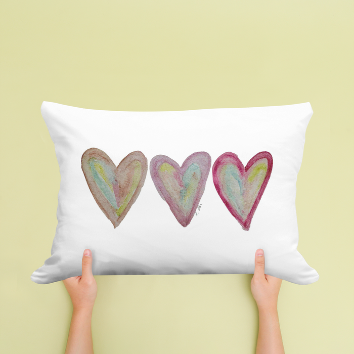 Bridgett Valentine Hearts Pillow