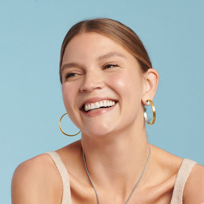 Brighton Ferrara Entrata Medium Hoop Earrings