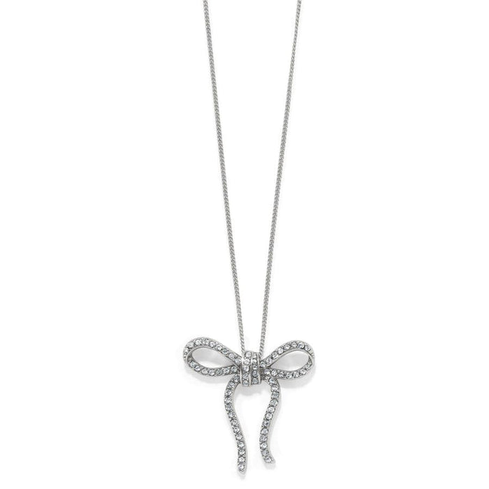 Brighton Illumina Bow Necklace -Silver