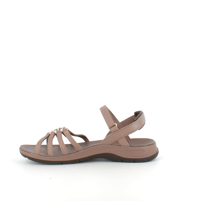 Brun Teva Tirra Traveler-sandal med valvstöd och perfekt passform