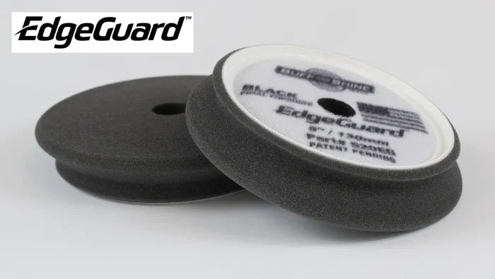 BUFF and SHINE EdgeGuard Black Foam Pad - Finishing (3", 5", 6")
