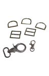 Bugsy Backpack Hardware Kit Nickel