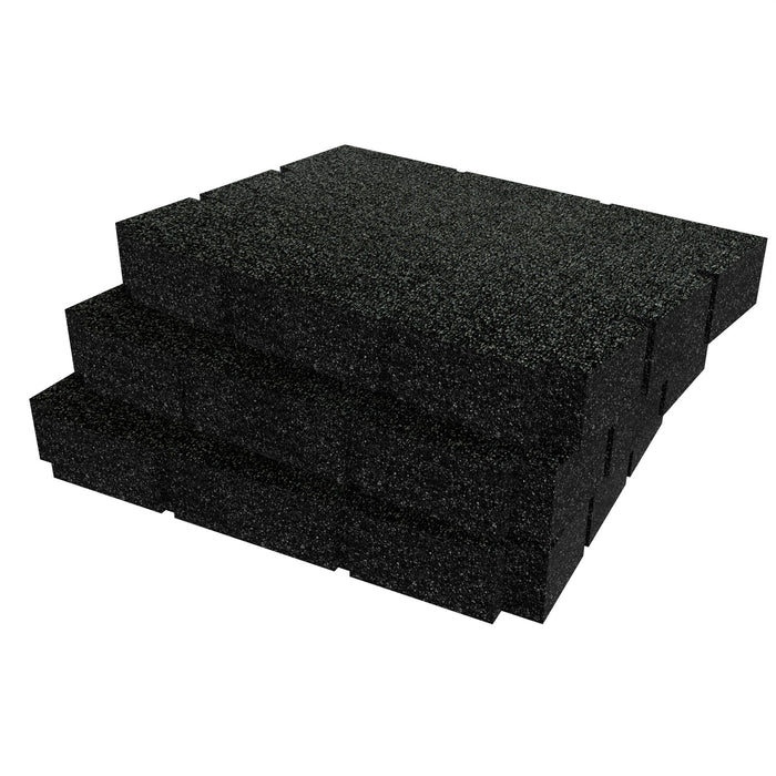 Bunker Load-Up Stacking Three Drawer Toolbox Foam Inserts