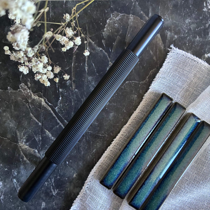 Cabinet Knobs & Handles Bayside Luxe - The Toorak - Black Brass Luxe Cabinetry Handles