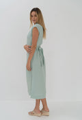 Cabo Shirt Dress Honeydew