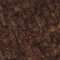 Detail of dark brown faux fur fabric. Cuddle Fur