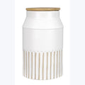 Ceramic Canister w/ Wood Lid — Youngs