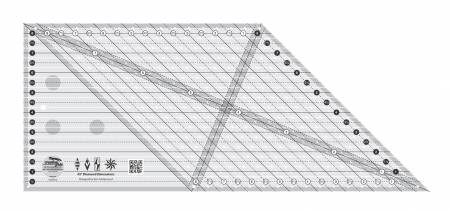CG 45 Degree Diamond Dimensions Ruler