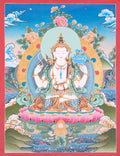 Chengresi Thangka Painting  for spirituality.