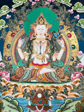 Chengrezi Thangka Painting – Authentic Tibetan Art