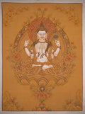 Chenrezig Thangka Painting - Lucky Thanka