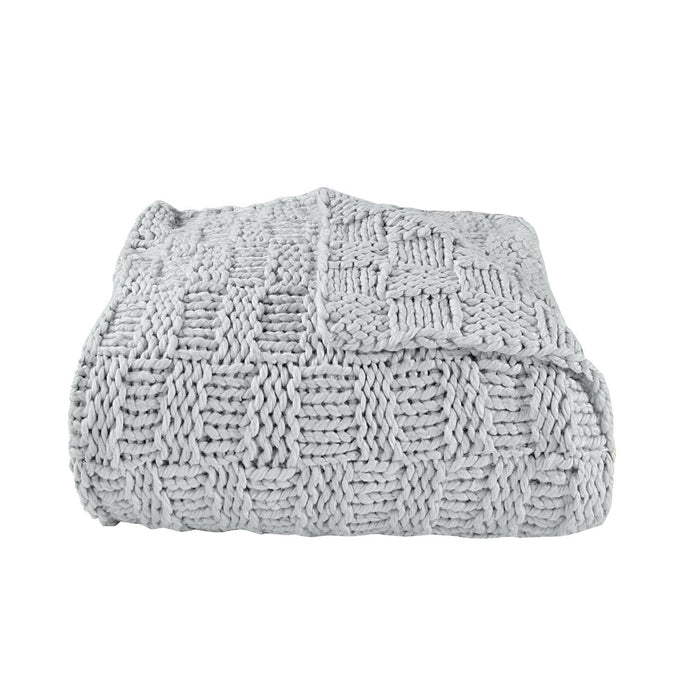 Chess Knit Throw Blanket in 4 Colors