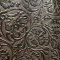 Chocolate Cowboy Embossed Leather