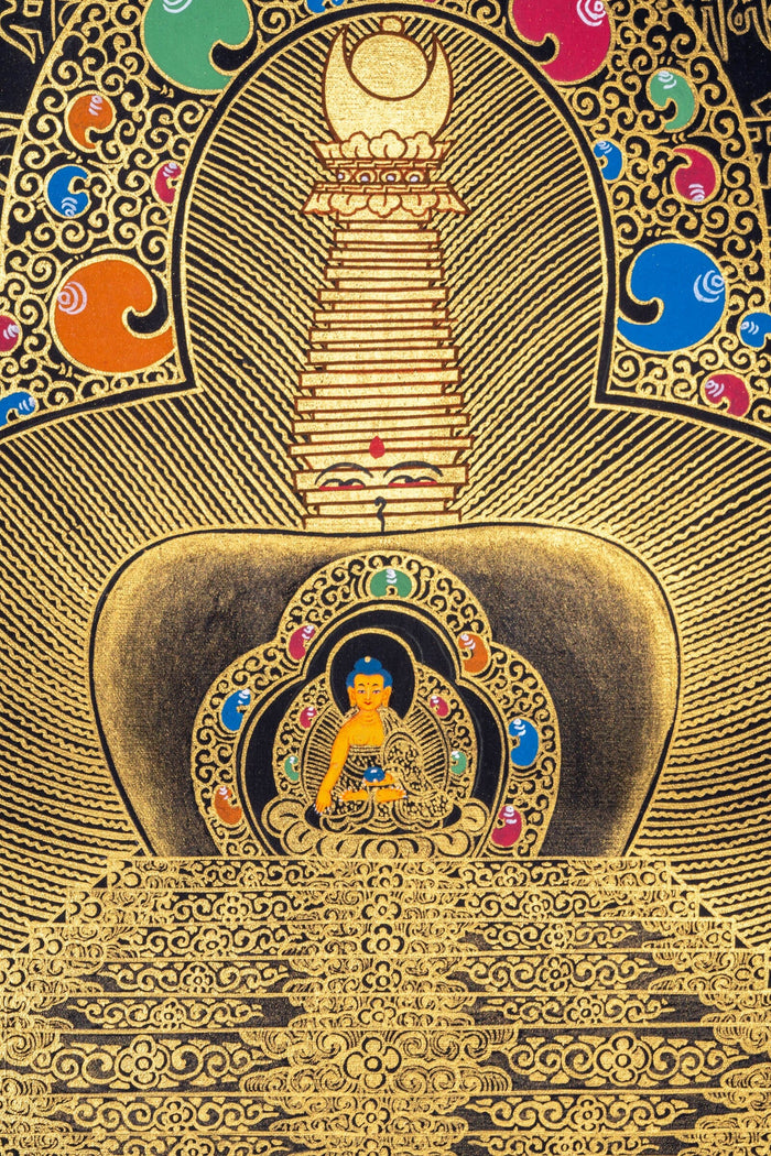Chorten Stupa - Lucky Thanka
