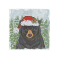Christmas Black Bear Pillow Swap