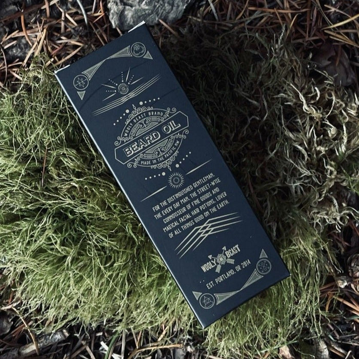 BEARDED MAN Beard Oil | Cinnamon & Cedarwood Beard Oil Wooly Beast Naturals
