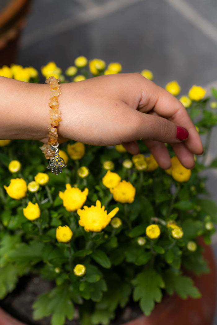 Citrine Chip Bracelet- Lucky Thanka