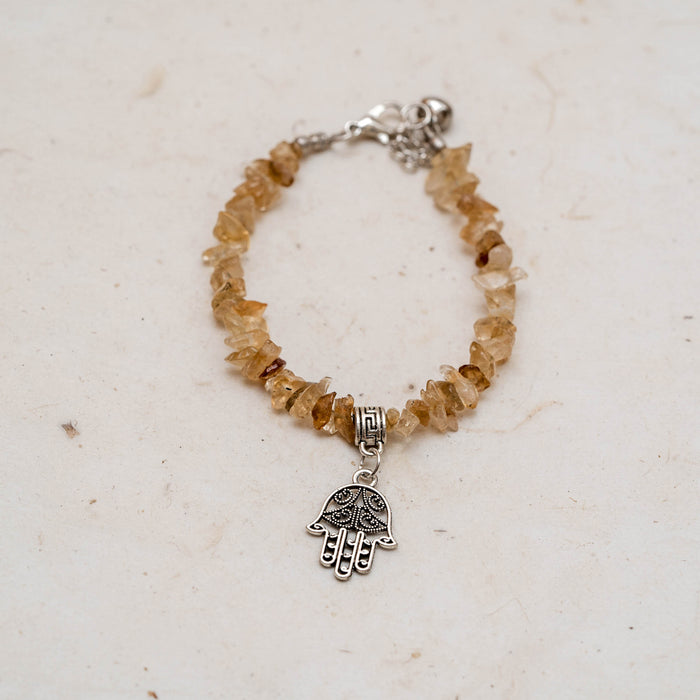 Citrine Chip Bracelet- Lucky Thanka