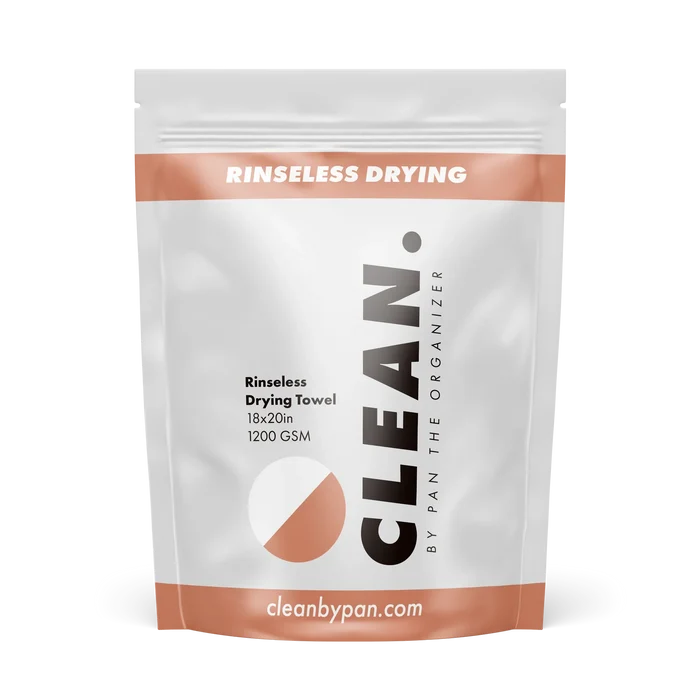 CLEAN. Rinse-Less Drying Towel (2 pack)
