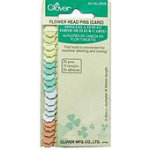 Clover Flower Head Pins Carded 20ct