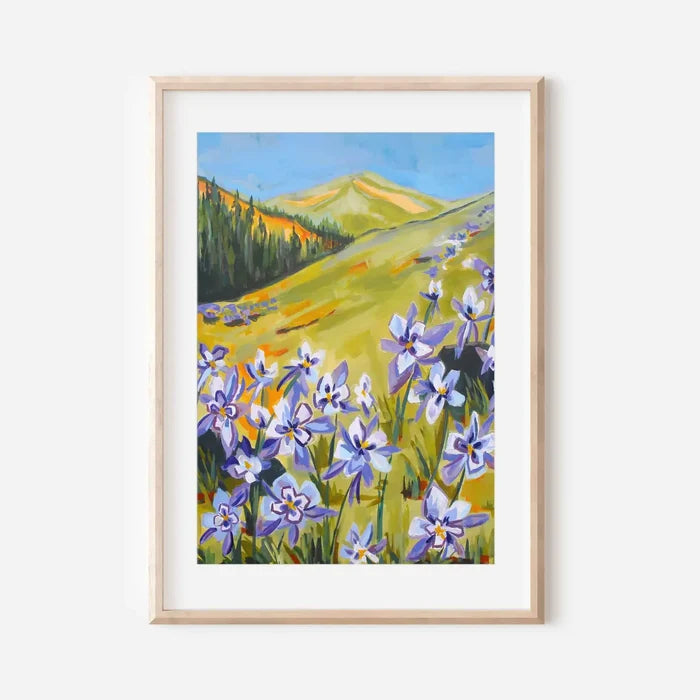 Columbine Meadows Art Print - 11 x 14"