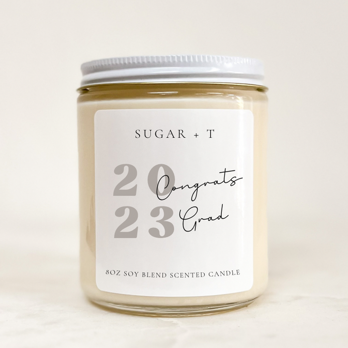 “Congrats Grad” Scented Candle