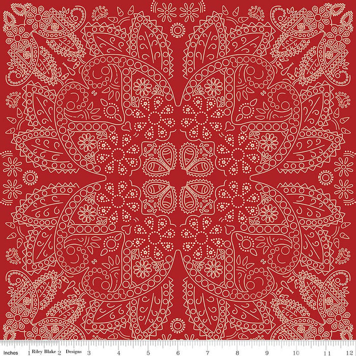Cowboys Bandana Red Flannel
